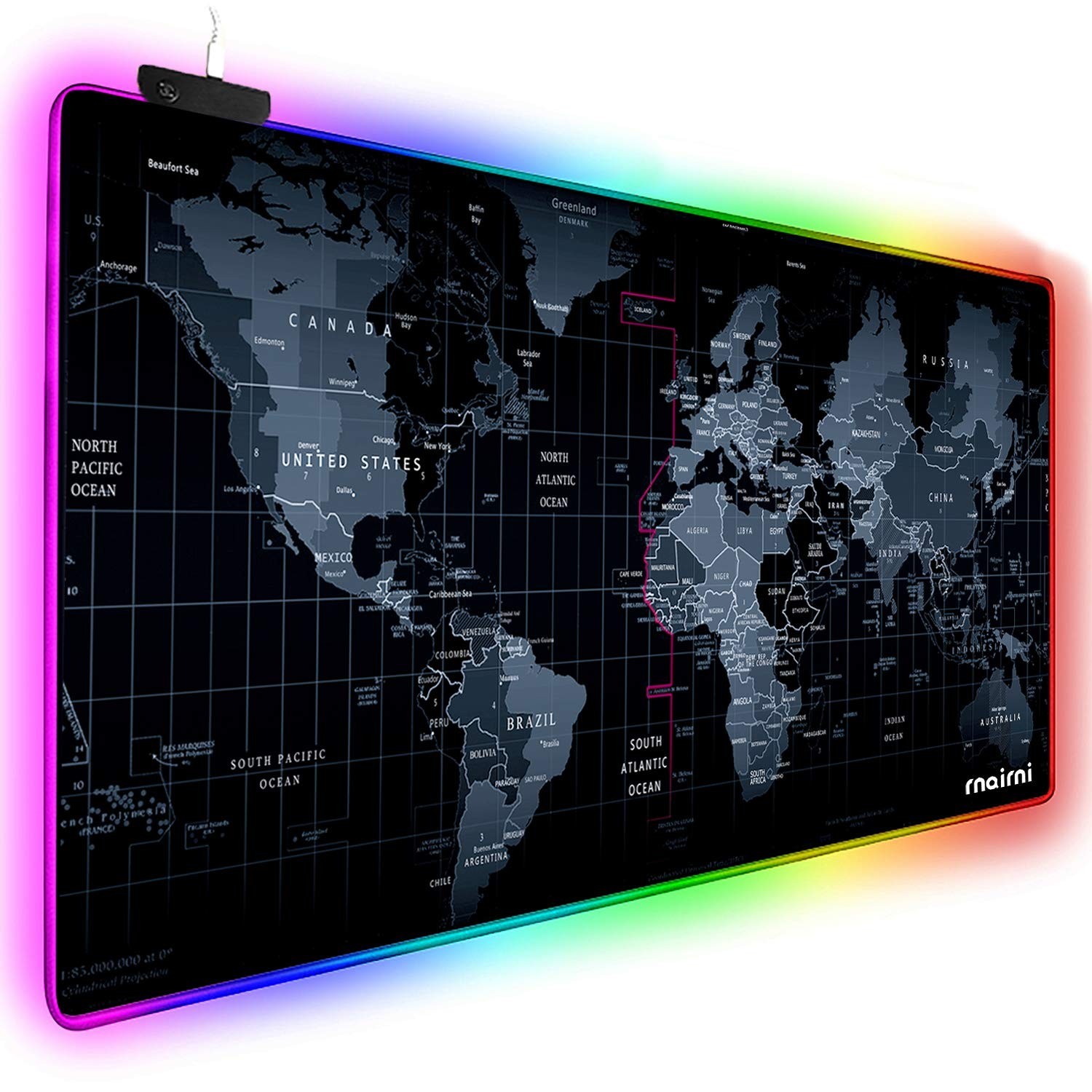 Extended RGB Gaming Mouse Pad, Extra Large Gaming Mouse Mat for Gamer, Waterp...