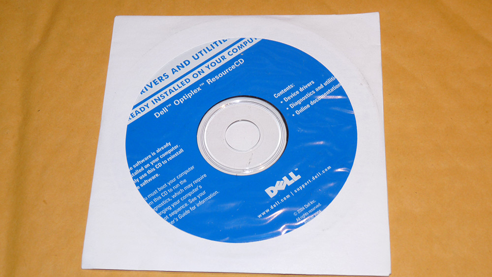 Dell Optiplex Resource CD P/N: Y5835 0F6481 A04 GX60 GX270 N SX270 N 160L SX260
