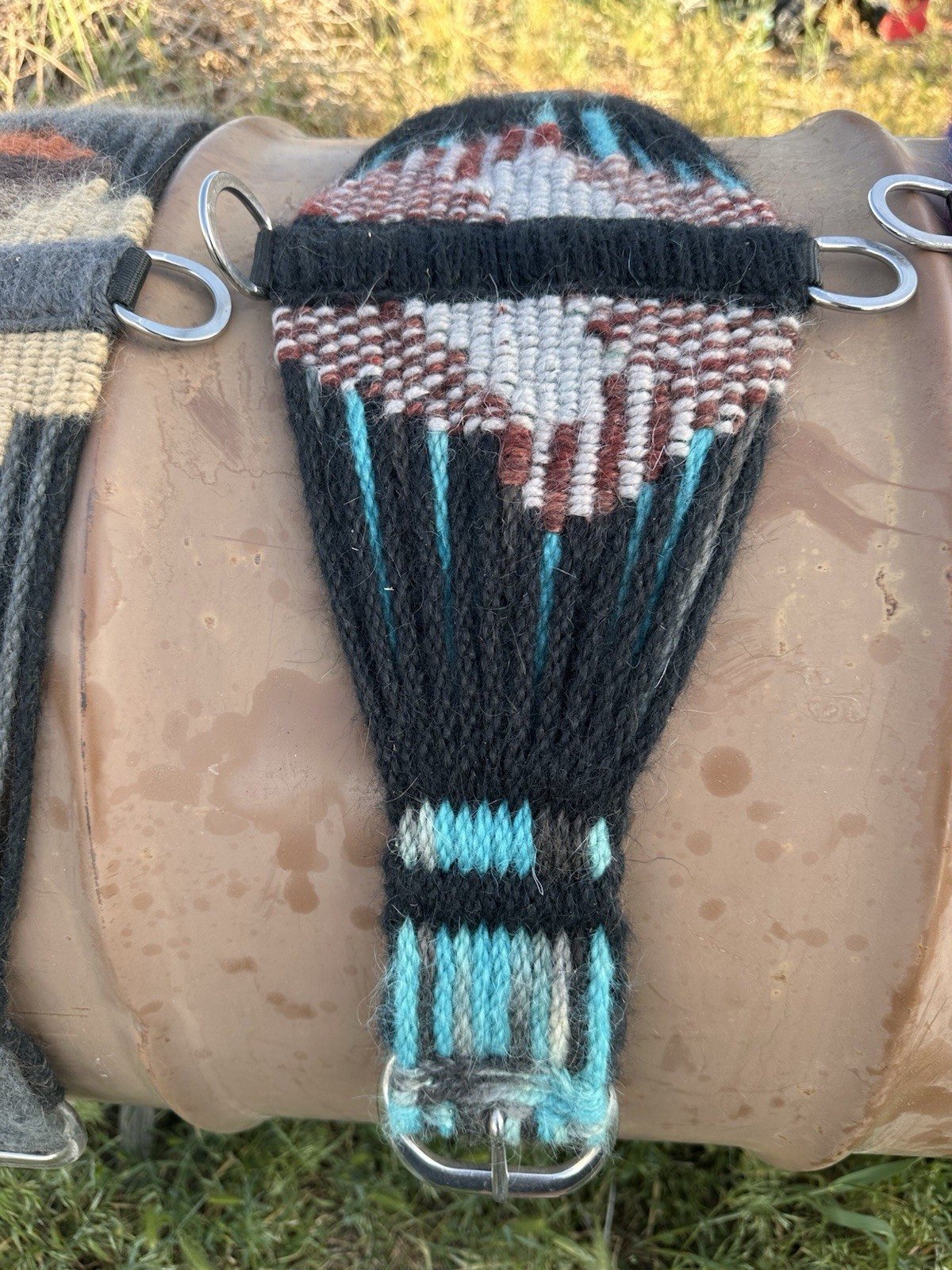 Custom 28” mohair cinch