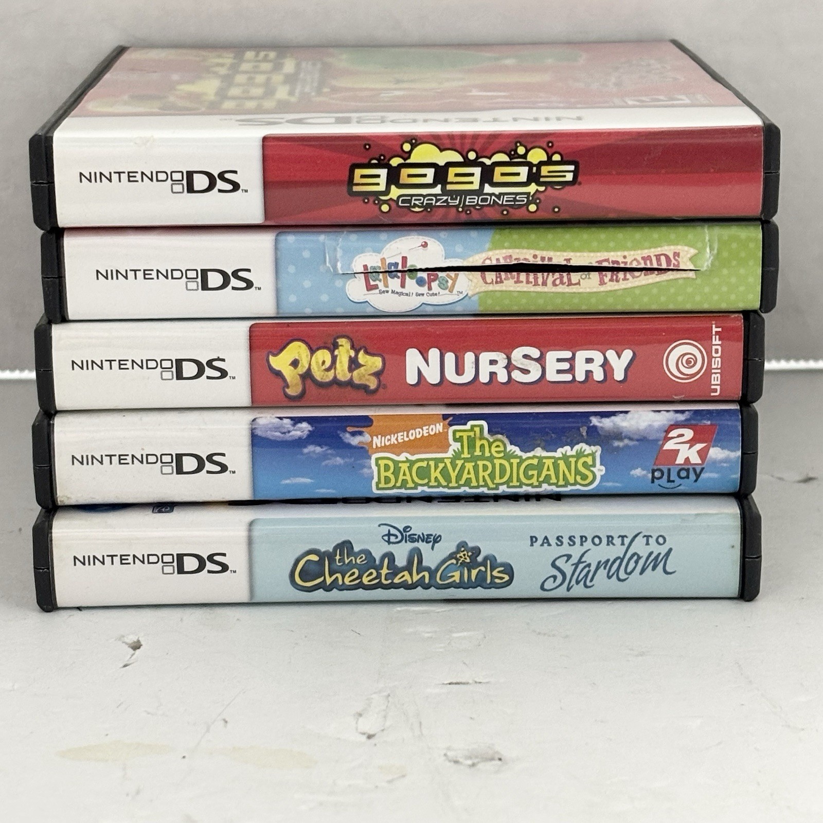 Lot Of 5 Nintendo DS Games / Most Complete / Kids / Multiplayer / Good Condition