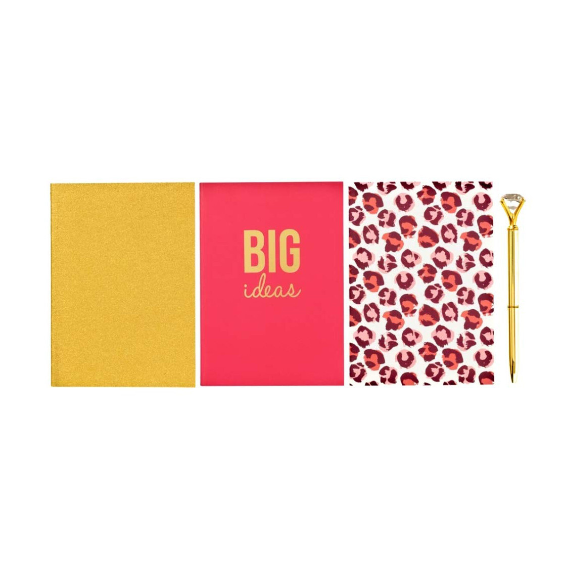Ulta Beauty Take On The Day 4 Piece Set - 3 Notebooks & Pen - NEW sealed