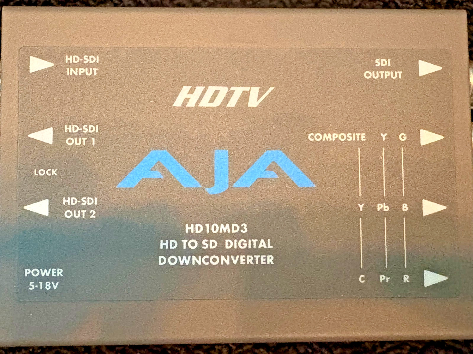 AJA HD10MD3 HD to SD Digital Downconverter-No power supply