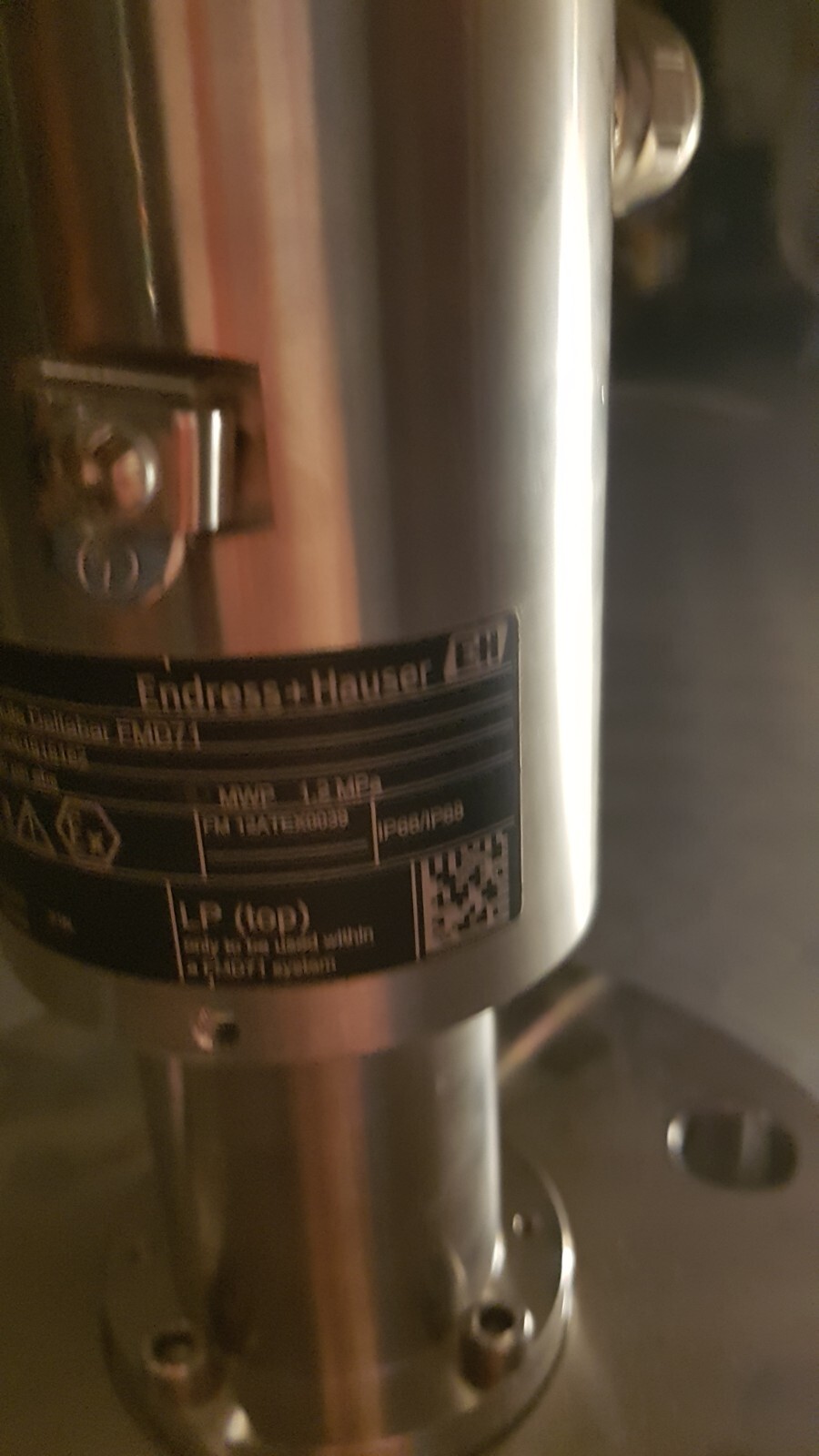 Endress Hauser Electronic Differential Pressure System Delta Bar FMD71