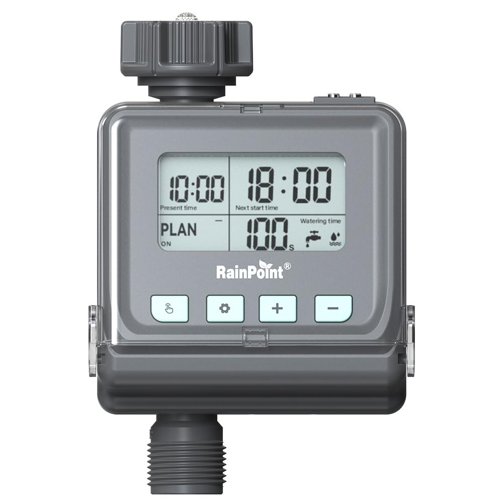 BALDR Smart Water Timer for Garden Hoses - Lawn Sprinkler Timers Outdoor with Up