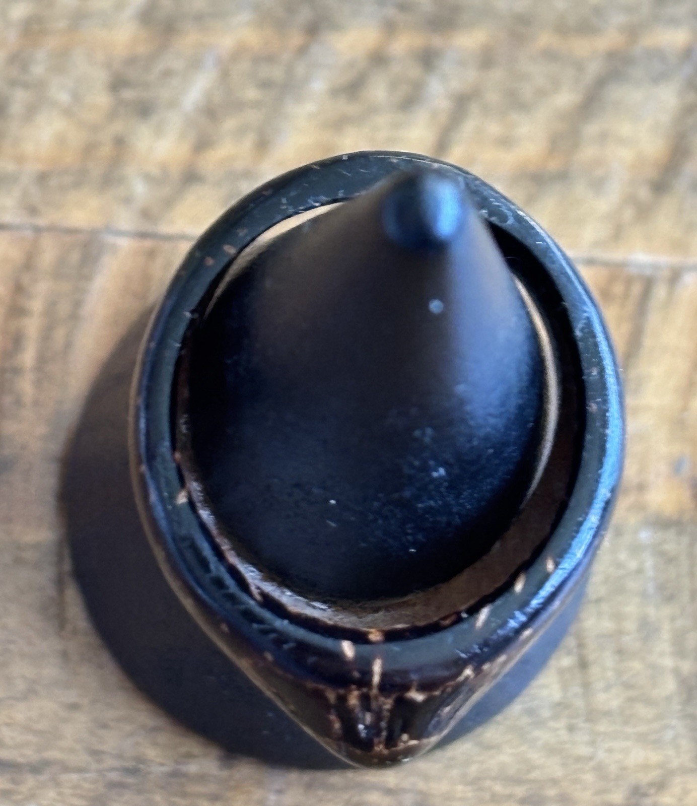 Handcrafted Coconut Shell Ring Size 3.75