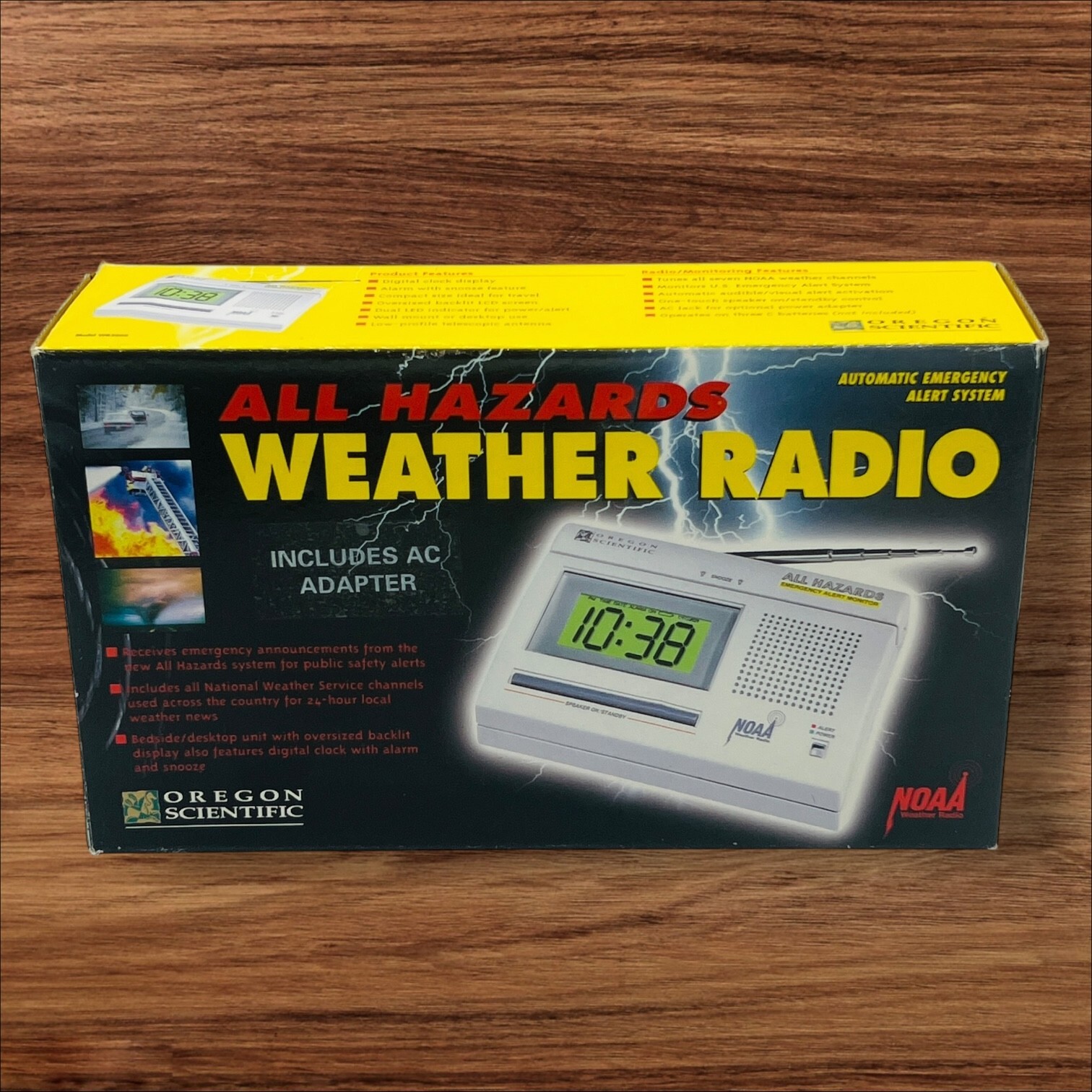 Oregon Scientific All Hazards Emergency Alert Monitor Weather Radio NOAA