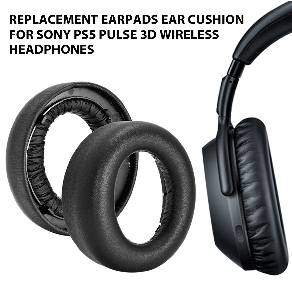 2x Replacement Soft Foam Ear Pads Cushion For Sony PS5 Pulse 3D Wireless Headset