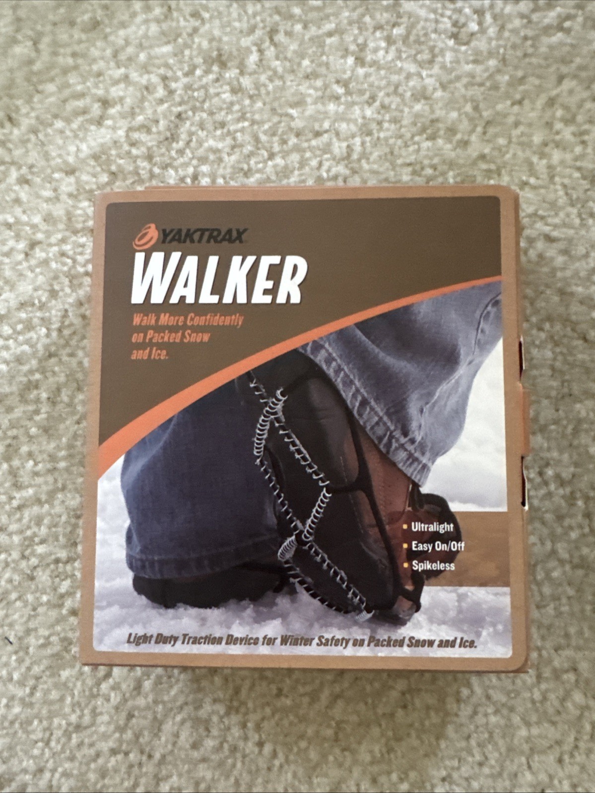 Yaktrax Snow & Ice Walker Size XS Black Brand new In Box