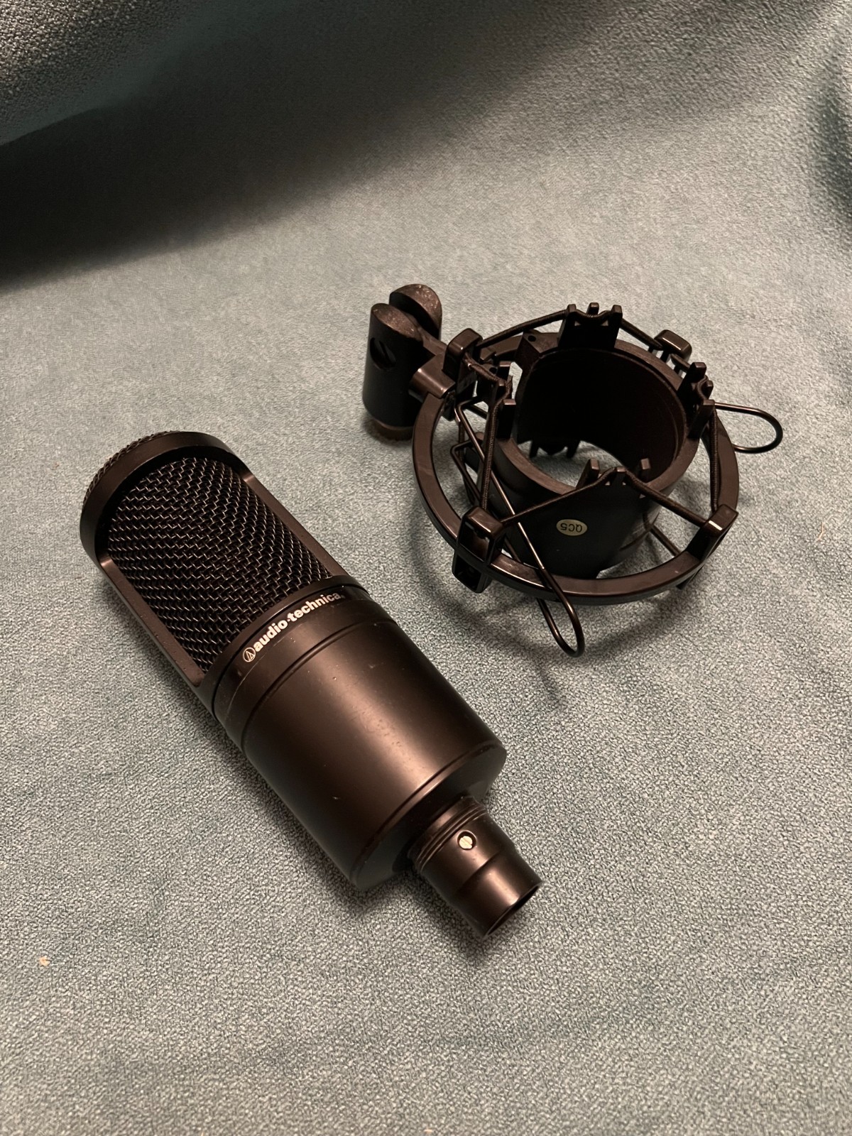 AUDIO TECHNICA AT2020 P48 Cardioid Condenser Microphone - Tested Working