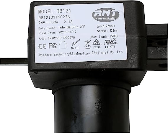 RMT Motor Actuator Model R8121 Kit for Power Recliner Lift Chairs Electric Couch