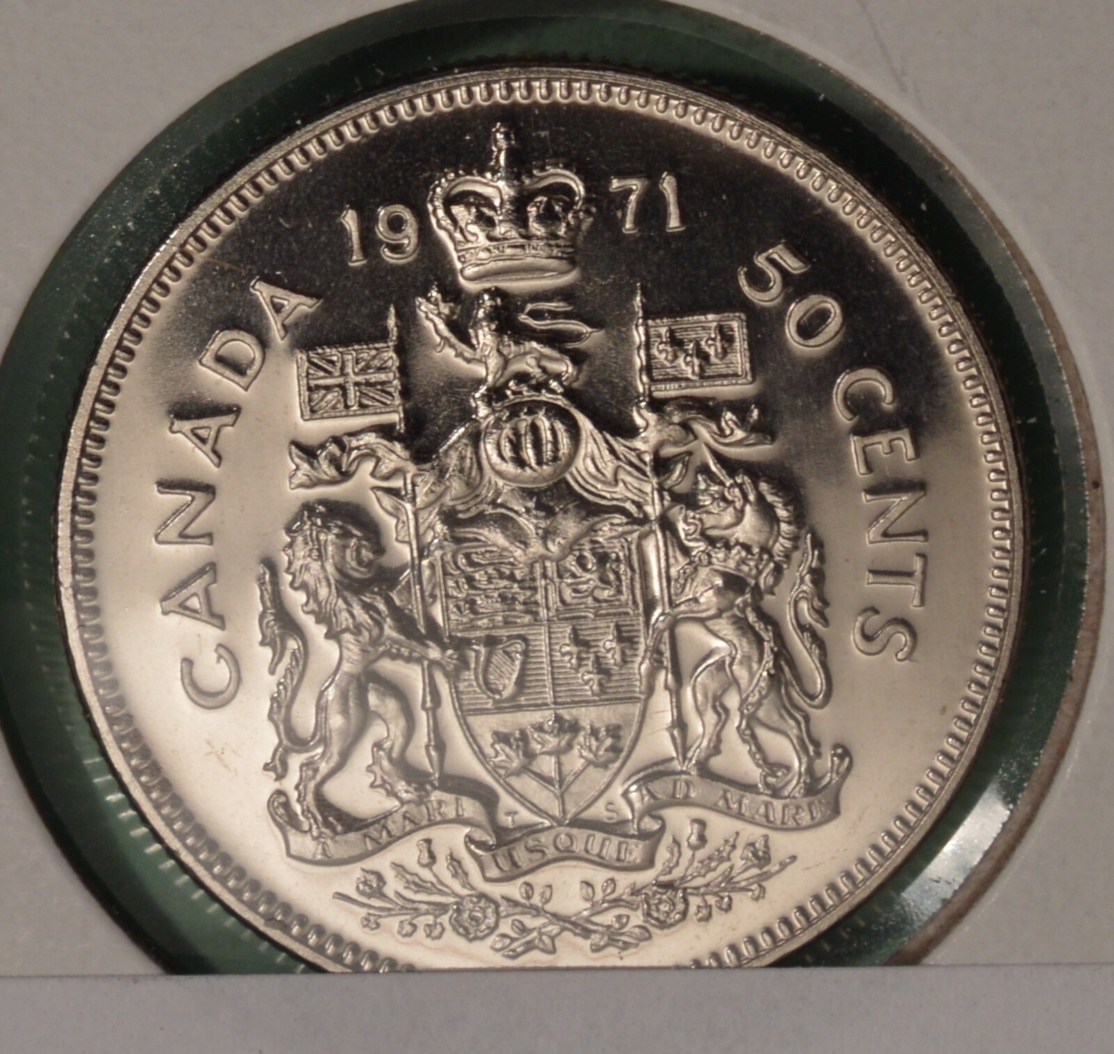 1971 Canada Fifty Cents - Proof Like (PL) Uncirculated From Set  🇨🇦🇨🇦
