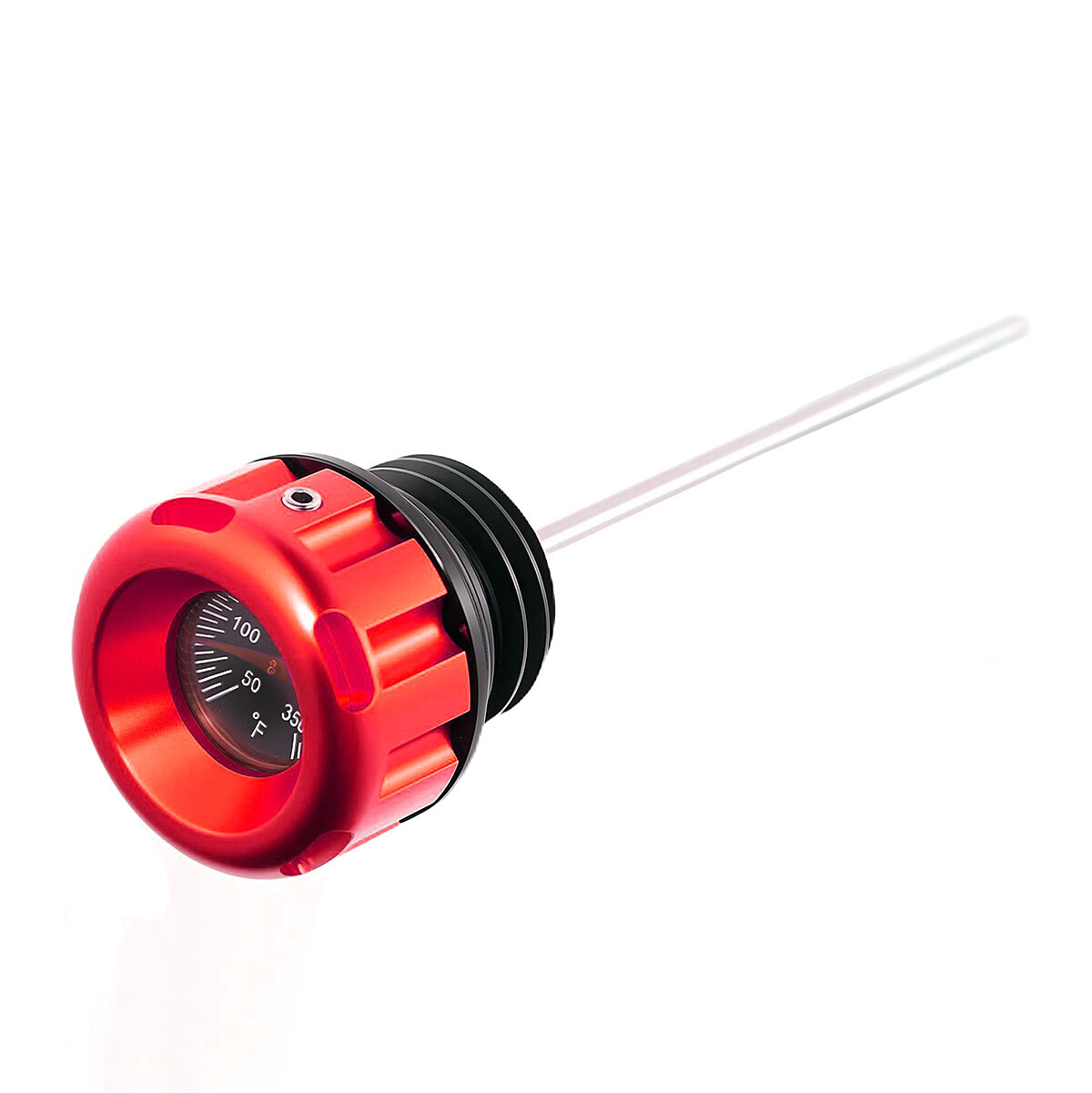 Red Oil Temperature Dipstick For Harley 2017-2025 Street Glide FLHX FLHT FLHR