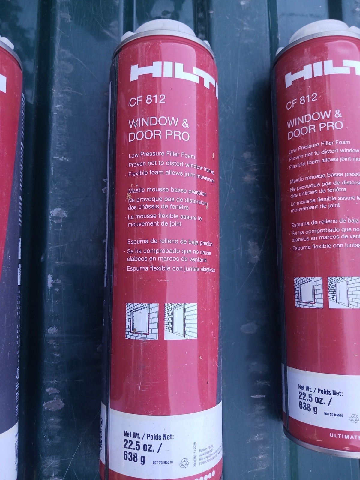 HILTI CF 812 WINDOW & DOOR FOAM (3 CANS ), BEST INSULATION, ORIGINAL
