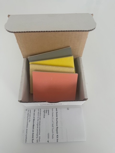 micro mesh countertop corian repair kit