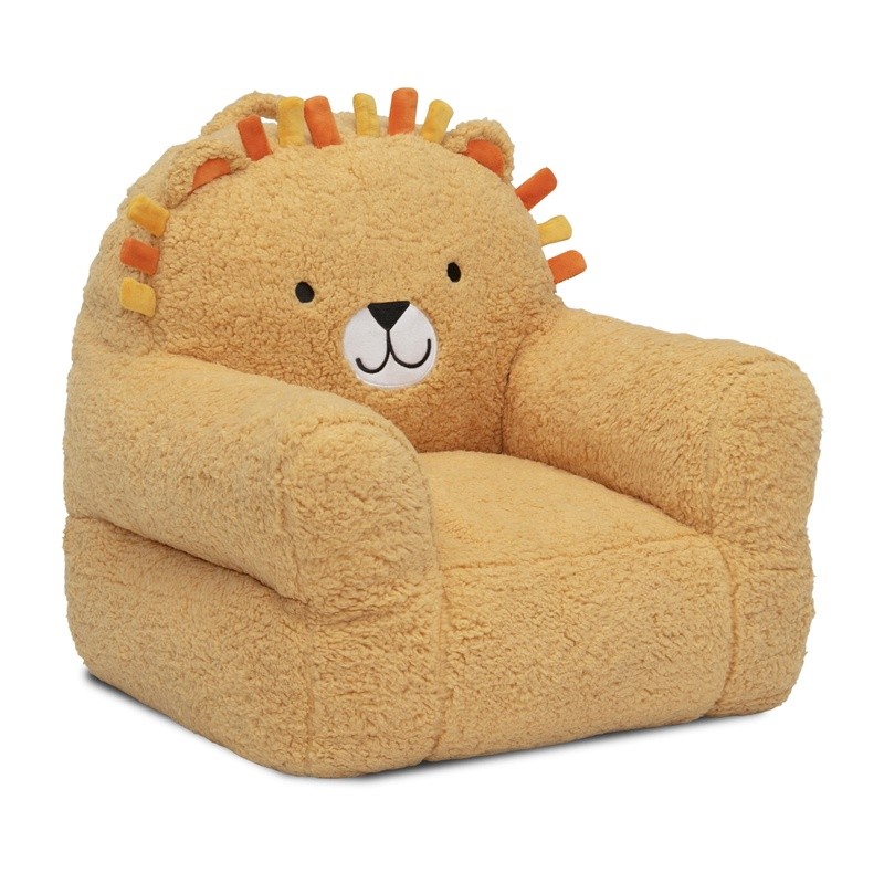 Lion Cozee Buddy Chair Plush Toddler Armchair Soft Foam Snuggle Kids Room New
