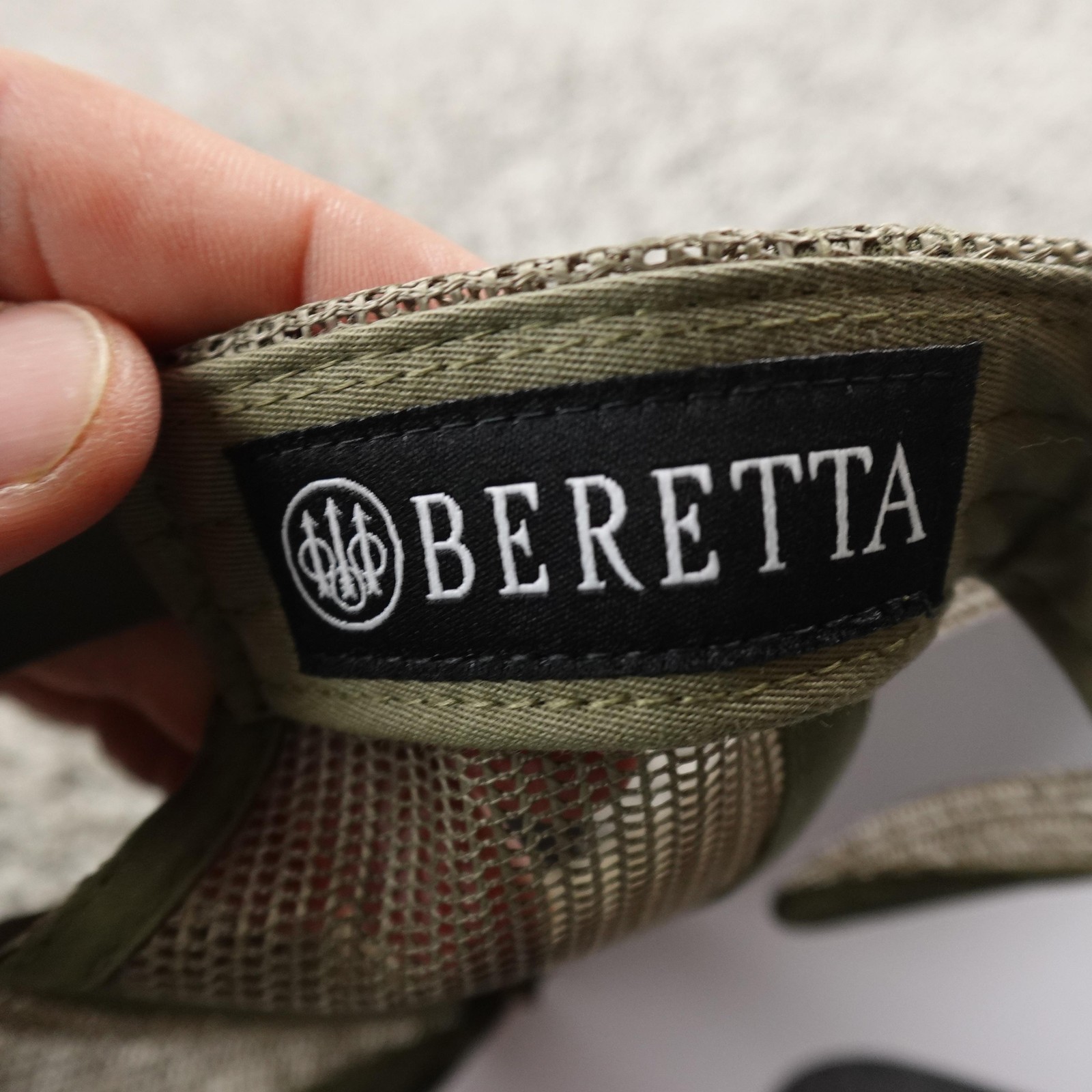 NEW Beretta Hat Cap Mens Green One Size Adjustable Snap Back Trucker Hunting