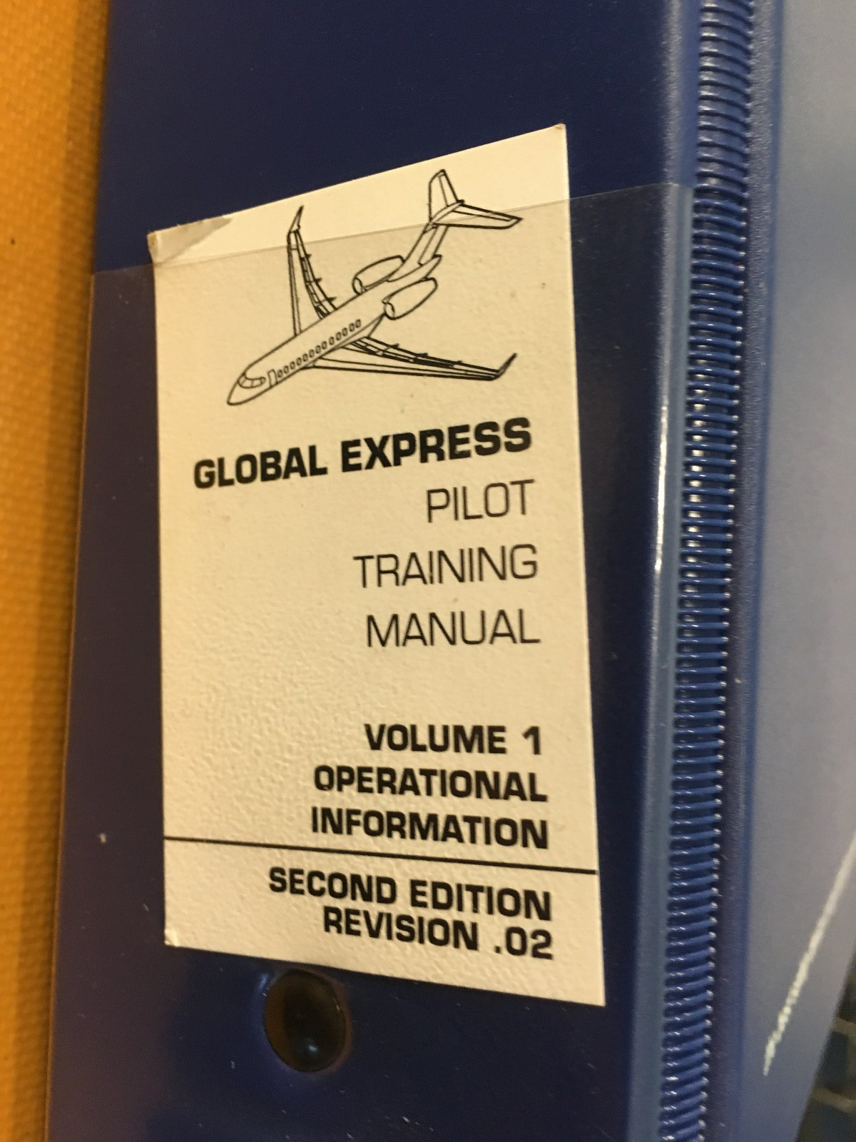 Global Express DB-700 Pilot Training Manual, Vol. 1 Operational Info.