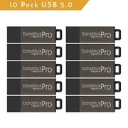 DataStick Pro USB 2.0 Type A Flash Drive 16 GB Gray 10/Pack DSP16GB10PK