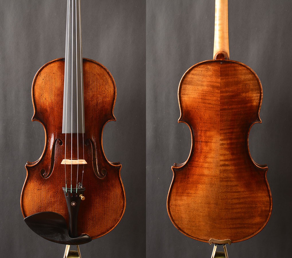 Oil antiqued Varnish !Guarnieri 'del Gesu' 1743 Copy! A T20+ Violin,Solo!