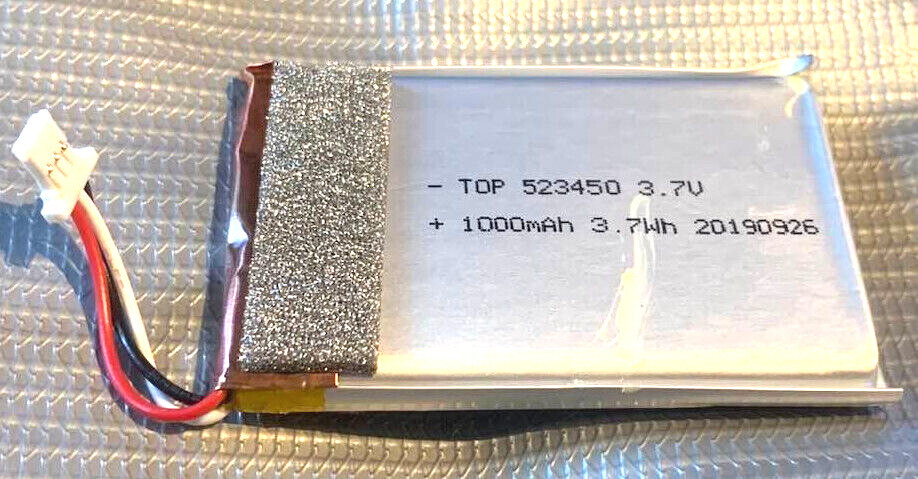 OEM ORIGINAL 1000 mAH 3.7v 3.7Wh BATTERY FOR RAND MCNALLY TND-540/550 TRUCK GPS