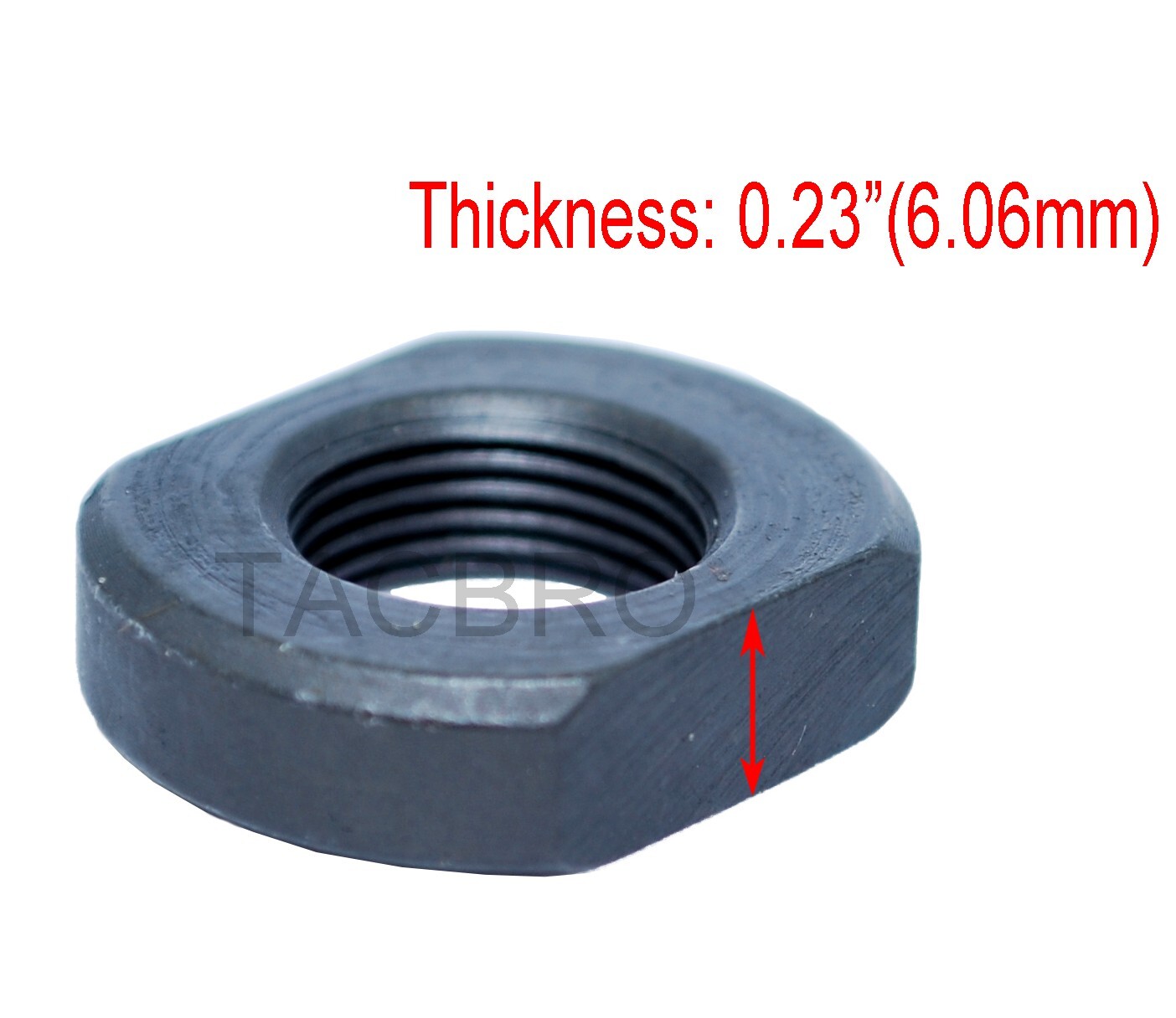 10 pcs 1/2x28 Crush Washer Type Adjustable Jam Nut for Muzzle Brake 223
