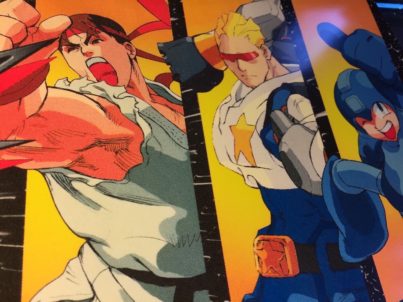 Marvel vs Capcom Arcade Marquee 26"x8" and Moves and Instruction Sticker Sheets