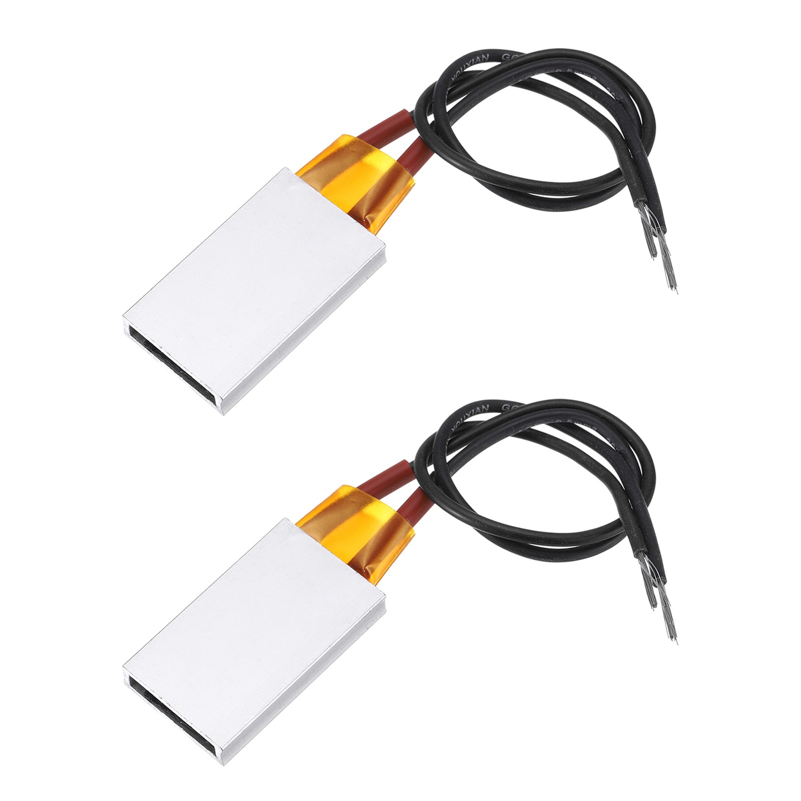 2 Pcs PTC Heating Element, 220V 4W-90W 100C PTC Heating Plate