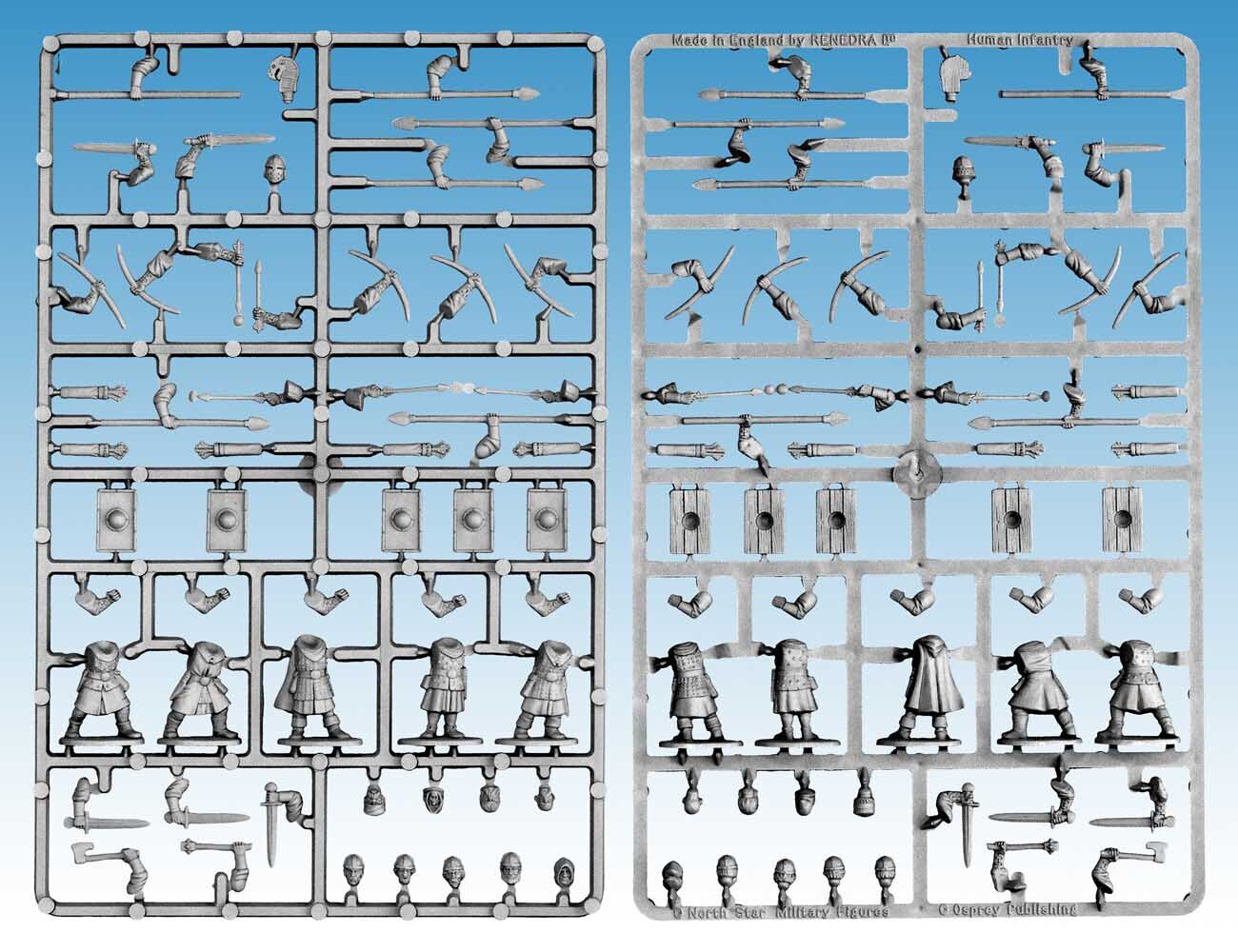 Oathmark Human Infantry Single Sprue