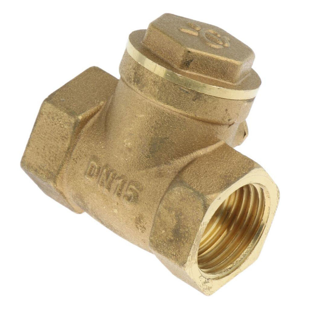 1/2" FIP Brass 200 WATER,OIL,GAS Swing Check Valve Threaded Plumbing Fitting##