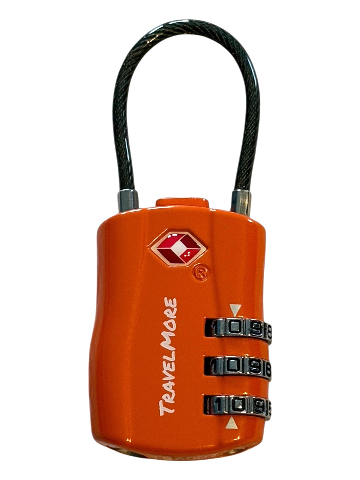 TSA Approved Travel Lock, 2-Pack Combination Cable Luggage Locks, Push Button