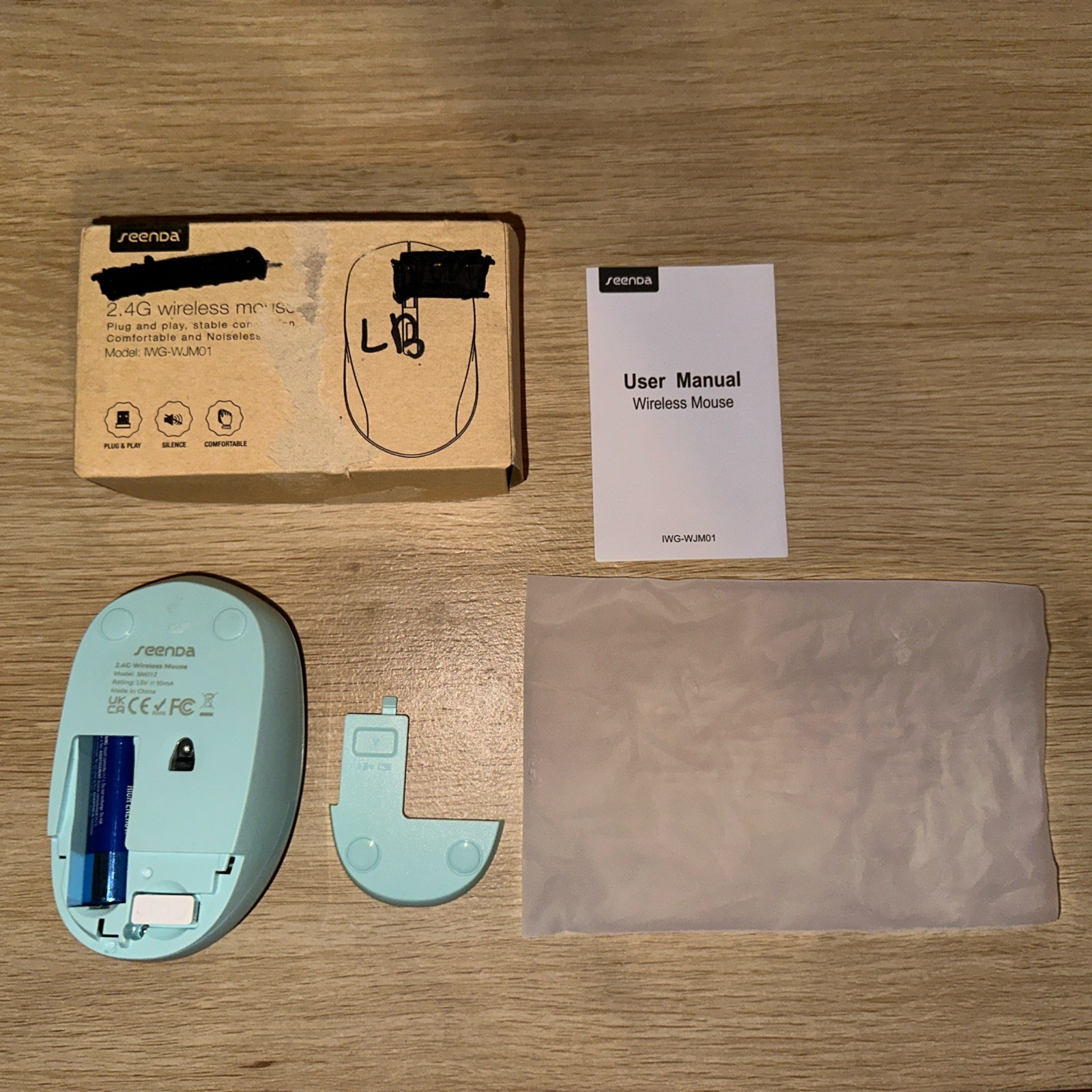 Seenda 2.4g Wireless Mouse -Plug & Play-Model IWG-WJM01