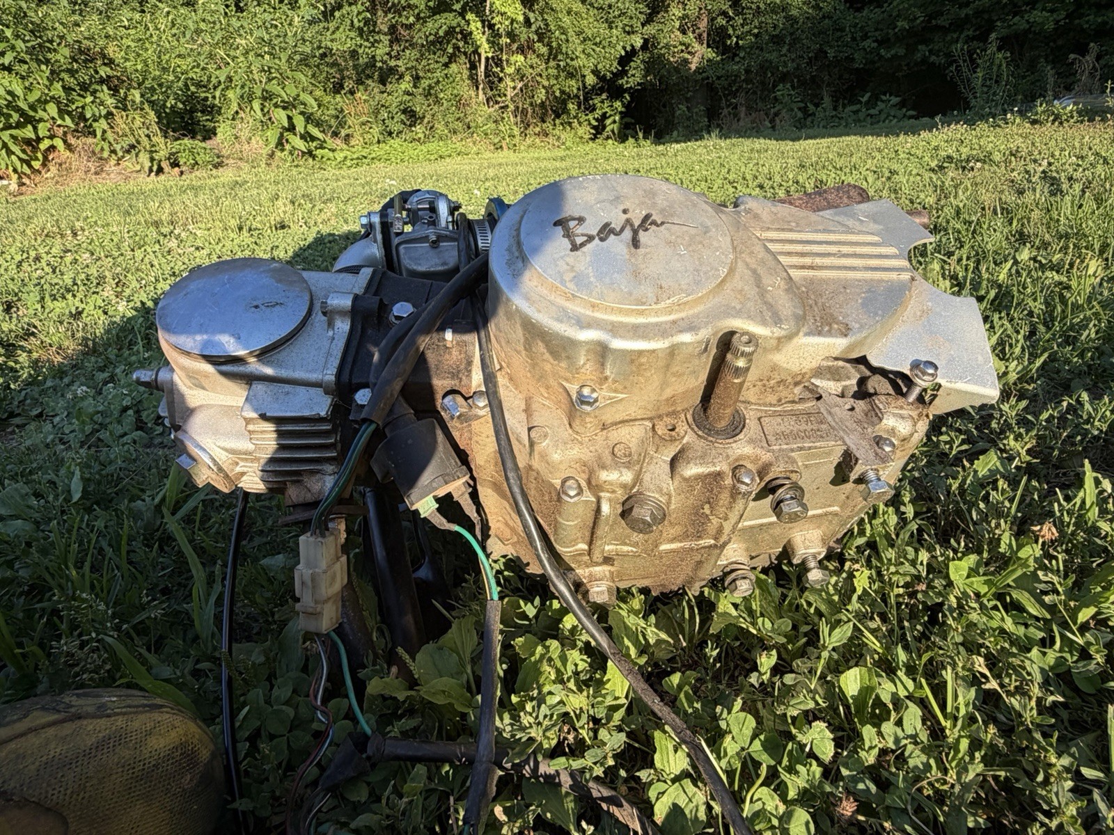 Baja 50cc 4-Stroke Engine Motor RUNS GOOD Missing Shaft