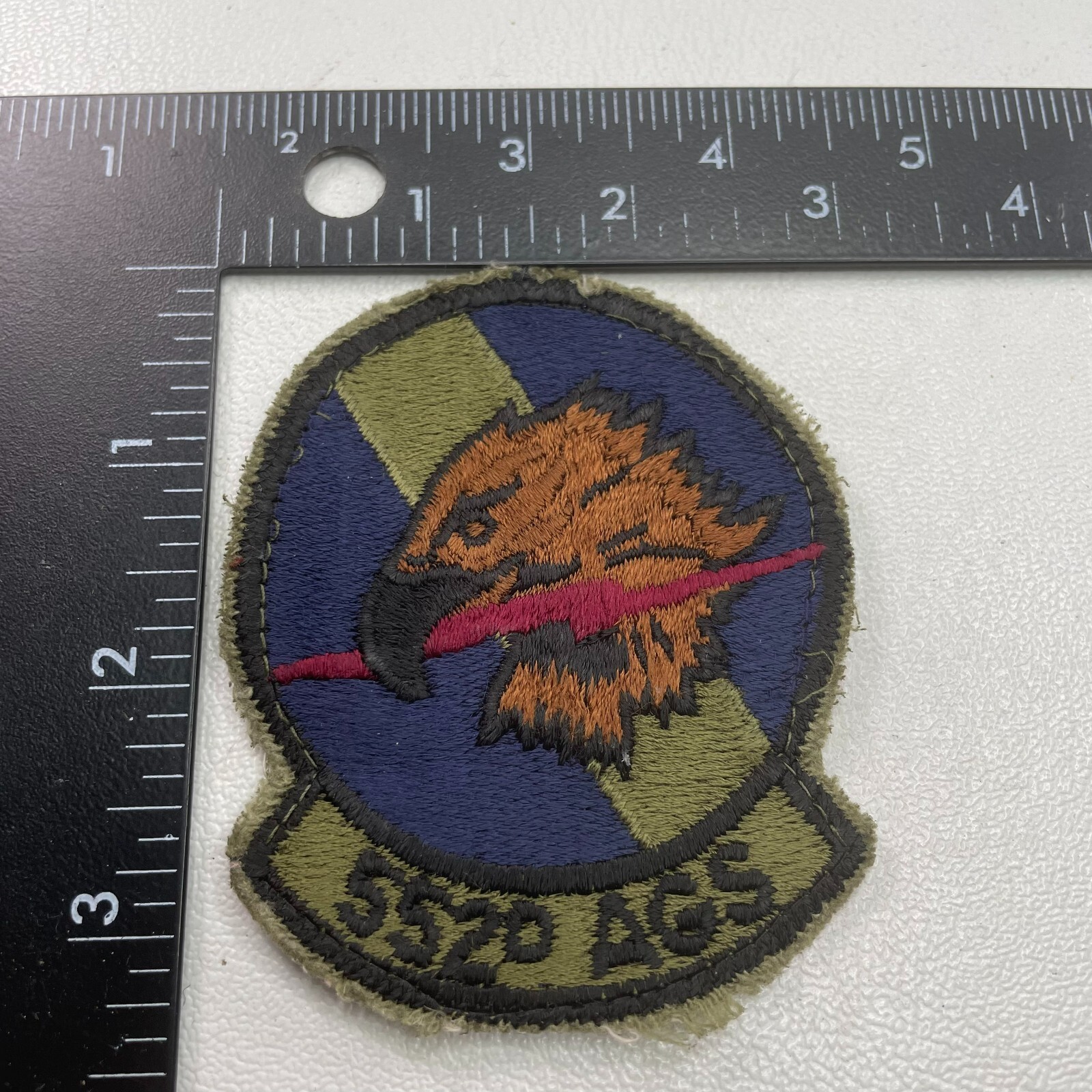 US Air Force 552ND AGS Patch (AIRCRAFT GENERATION SQUADRON) 321V
