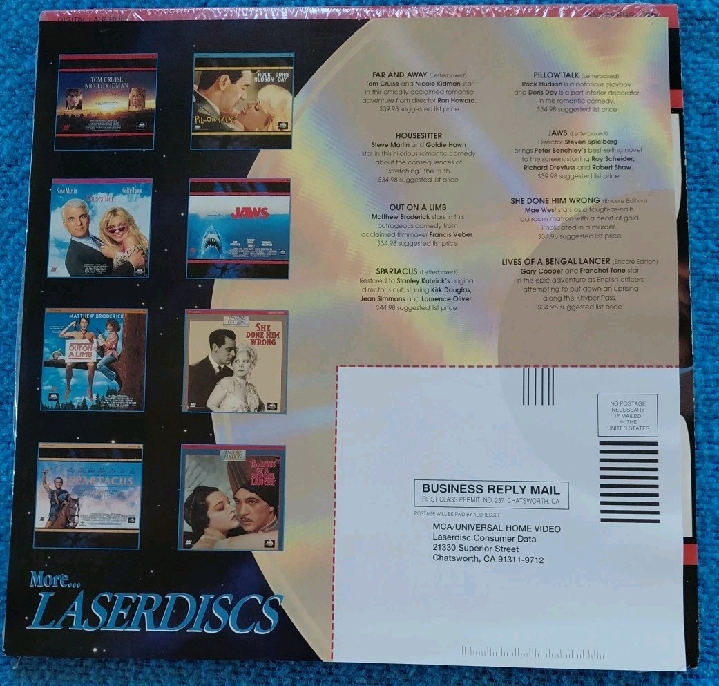 Sneakers (Laserdisc CLV/CAV, 1993)