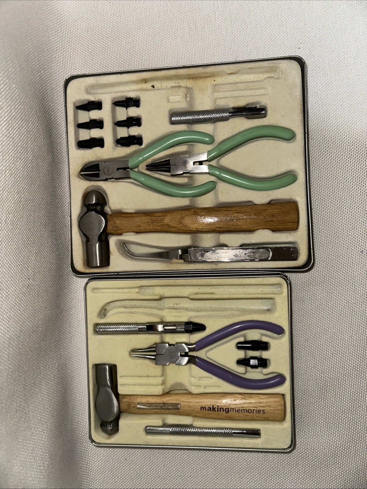 Making Memories Metal & Treasured Memories Stamping Partial Tool Kits Bundle