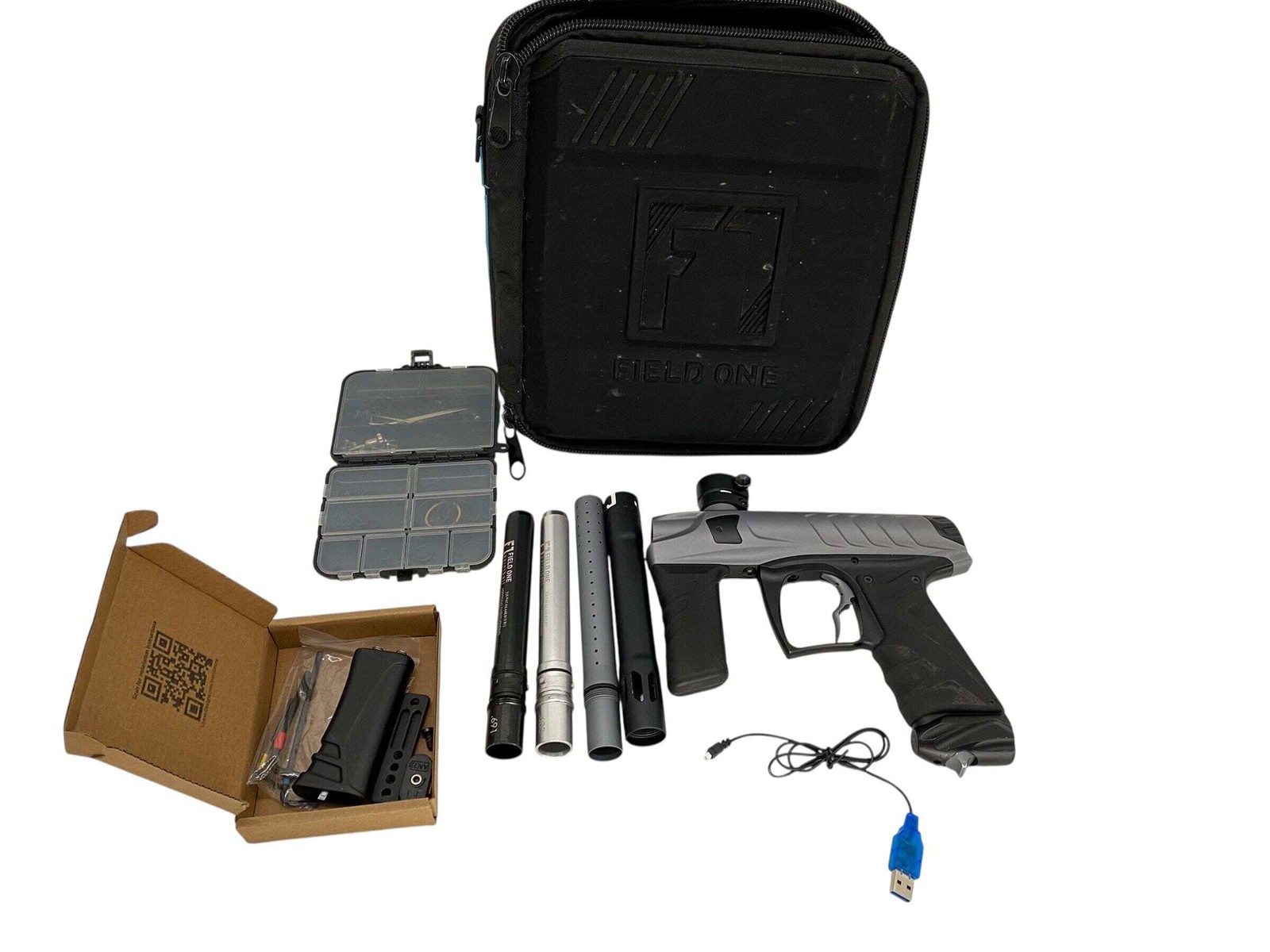 Field One Force Silver/Black Paintball Gun