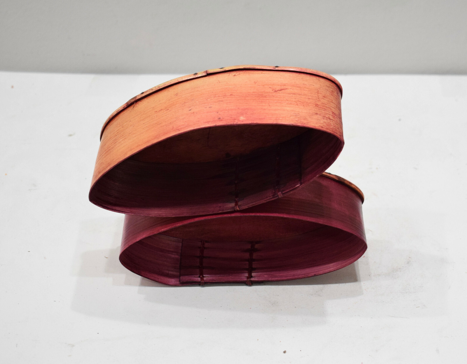 Boxes Assorted Indonesian Bamboo Oval Boxes
