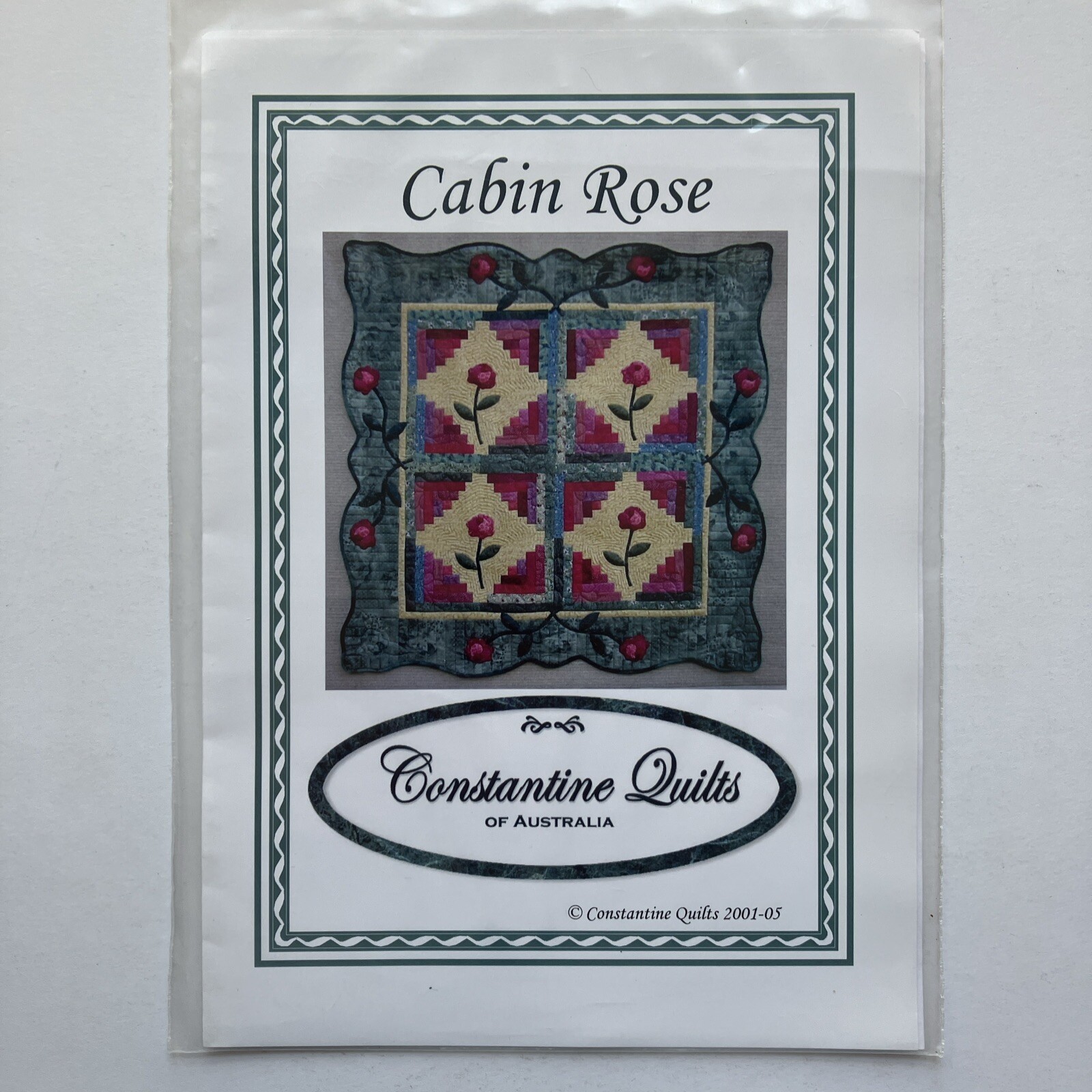 Constantine Quilts of Australia Cabin Rose Quilt Pattern 2006