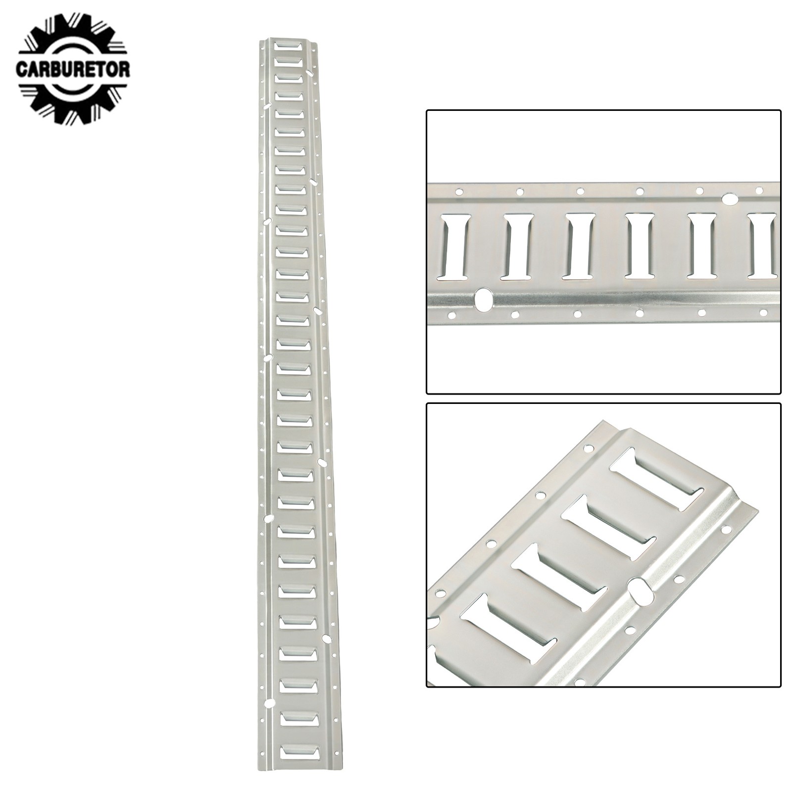 Silver 24 Pack 60" E Track Rail Sections With Mounting Hardware Fit For Trucks