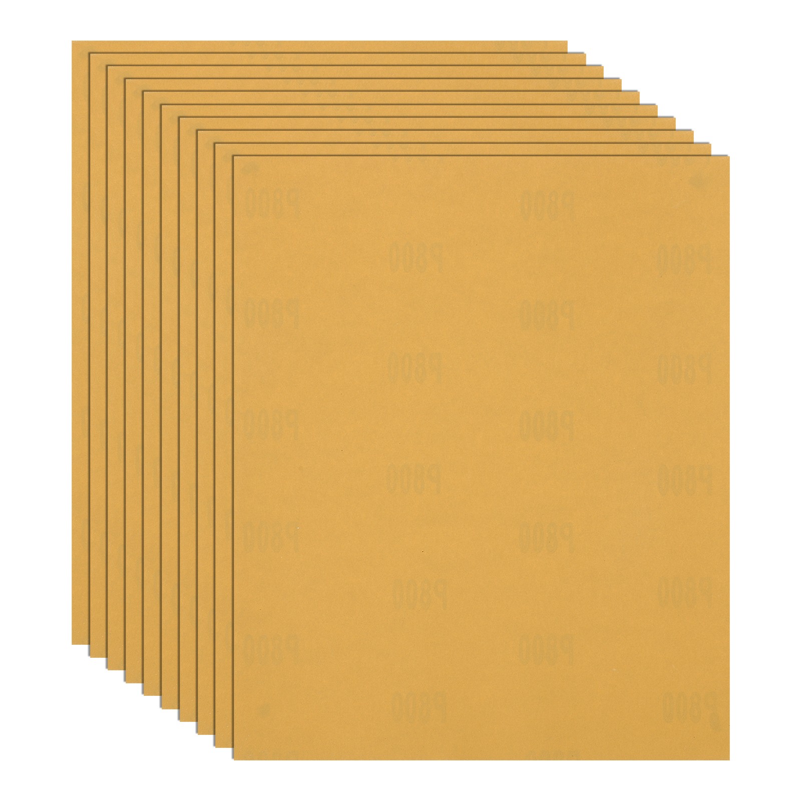 10 Pack 9" x 11" Sandpaper, 800 Grit Sand Paper for Wood Furniture Floor