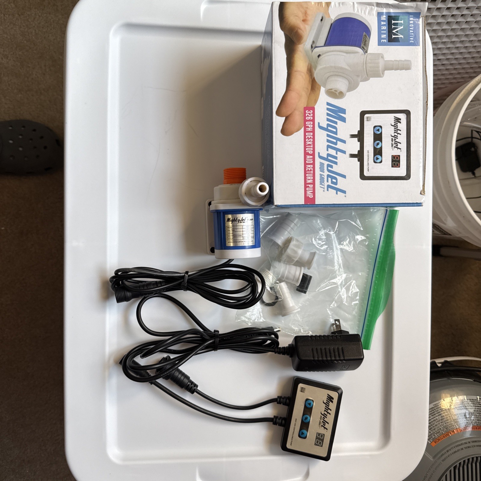 Mighty Jet 326 Gallon Per Hour aquarium Pump