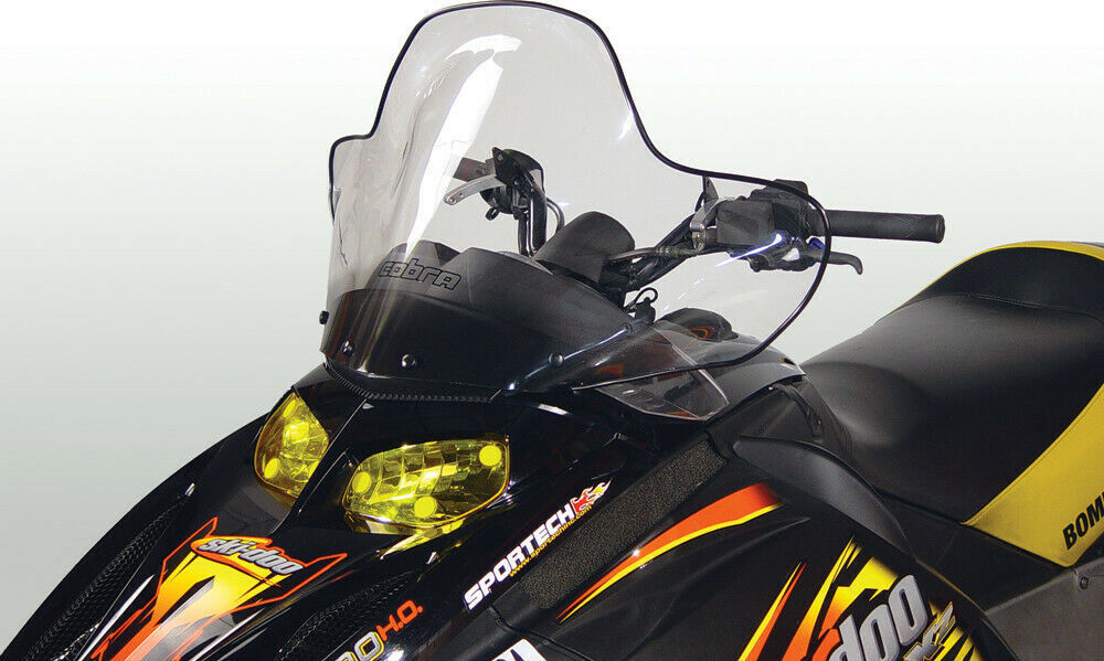 Powermadd 13040 Cobra Windshield, 14.5in. Tint/Black