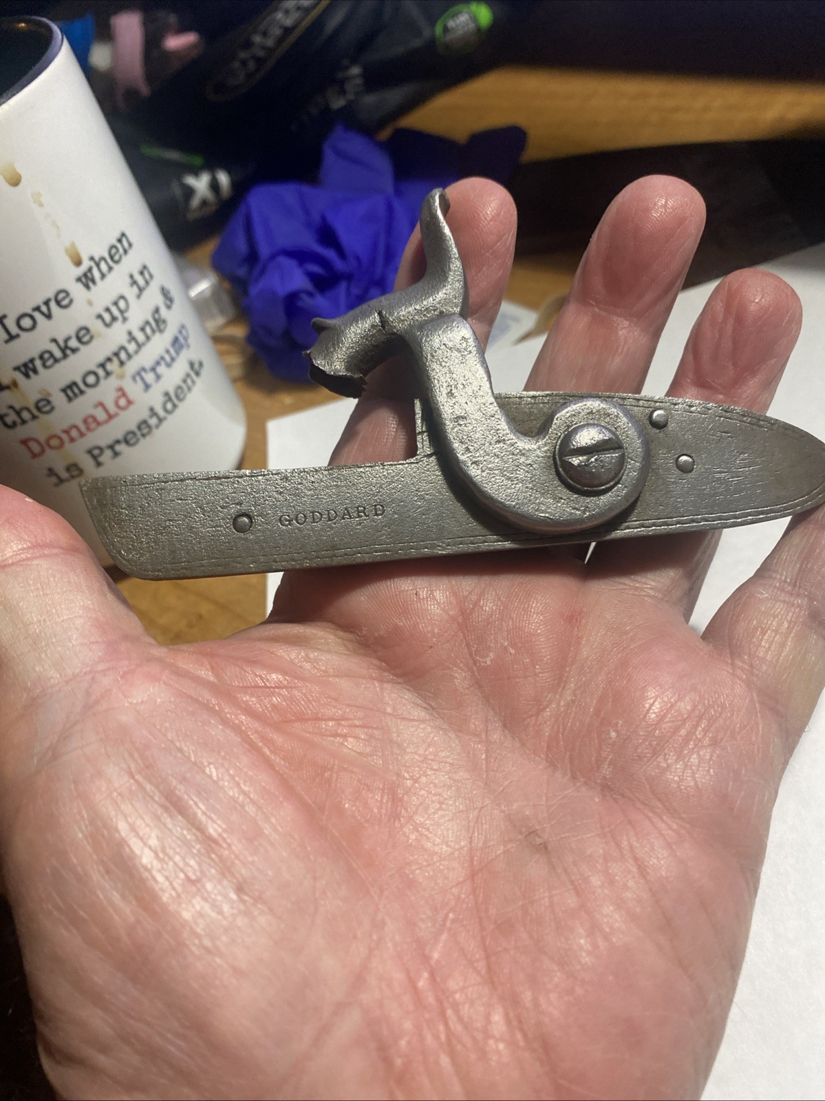 1800's S.A. Goddard Muzzleloader Rifle, Shotgun Percussion Lock