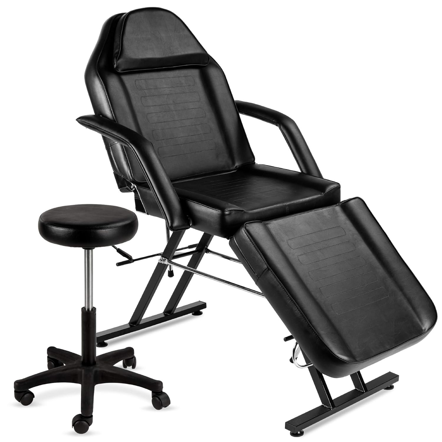 71in 3-Section Multipurpose Massage Bed Spa & Salon Facial Tattoo Chair