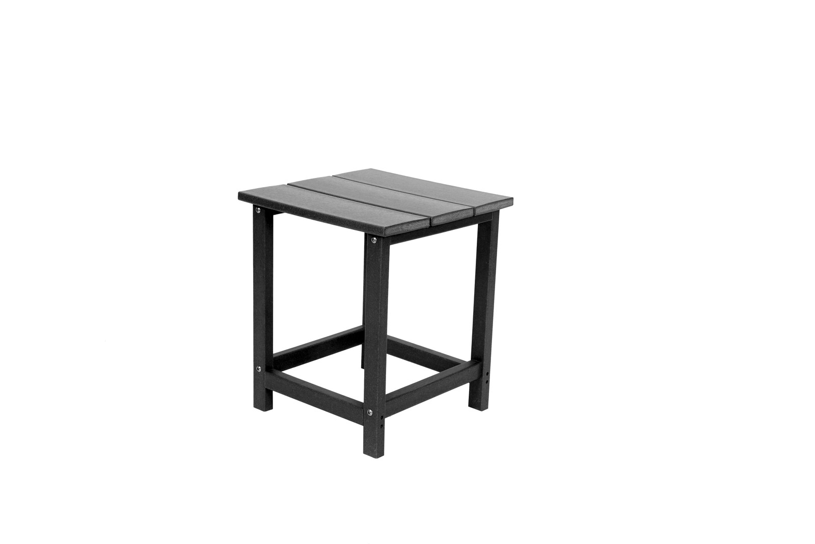 Adirondack Square Outdoor Side Table HDPE Blue Textured Look