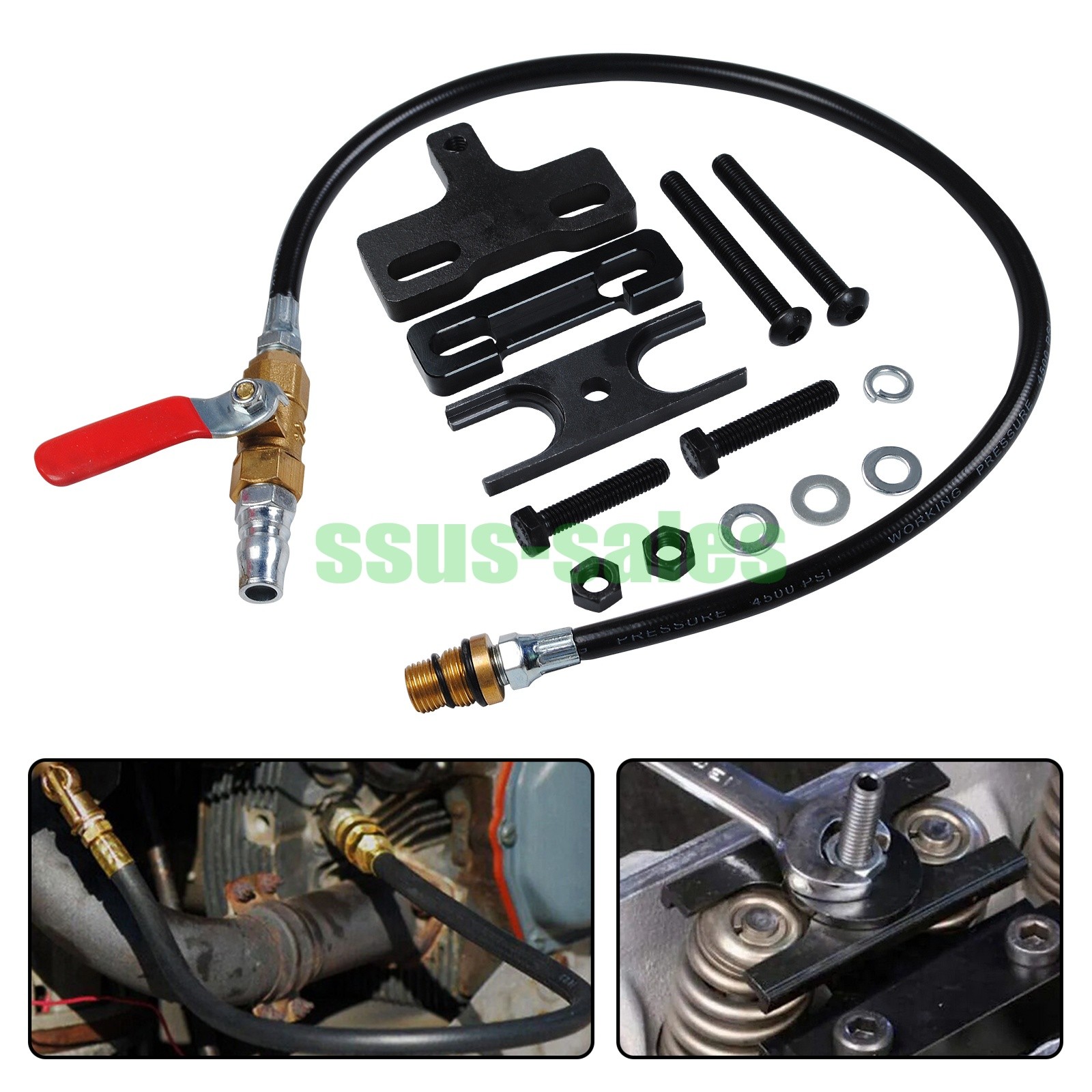 LS Engine Valve Spring Compression Tool + Hose LS1-LS6 for Chevrolet LSX LQ4 US