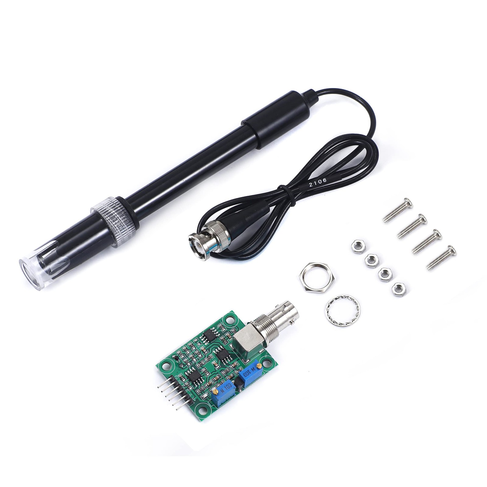 PH Value Data Detection and Acquisition Sensor Module Acidity and Alkalinity ...