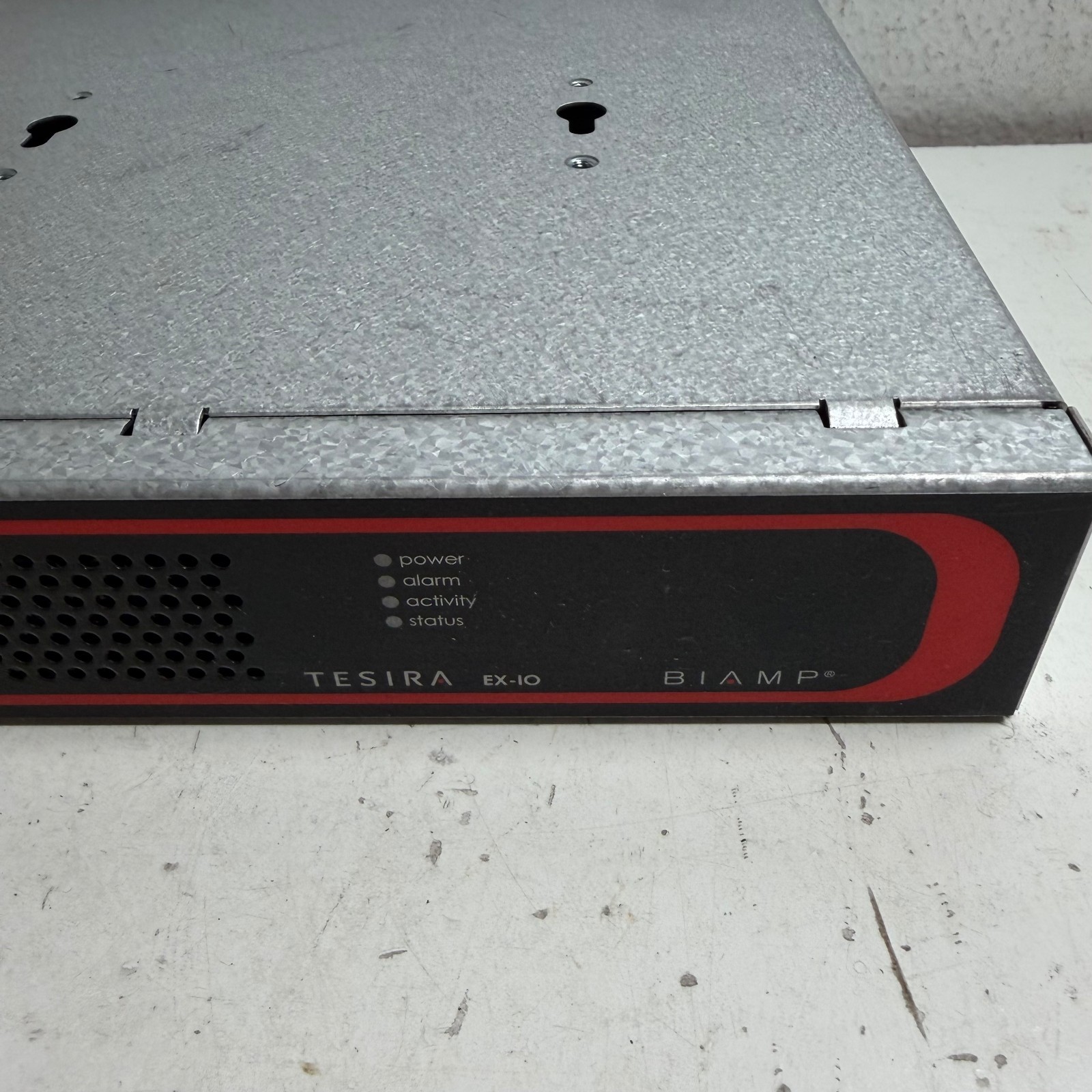 Biamp Tesira EX-IO Silver 4-Channel Input/Output Half-Rack Analog Audio Expander