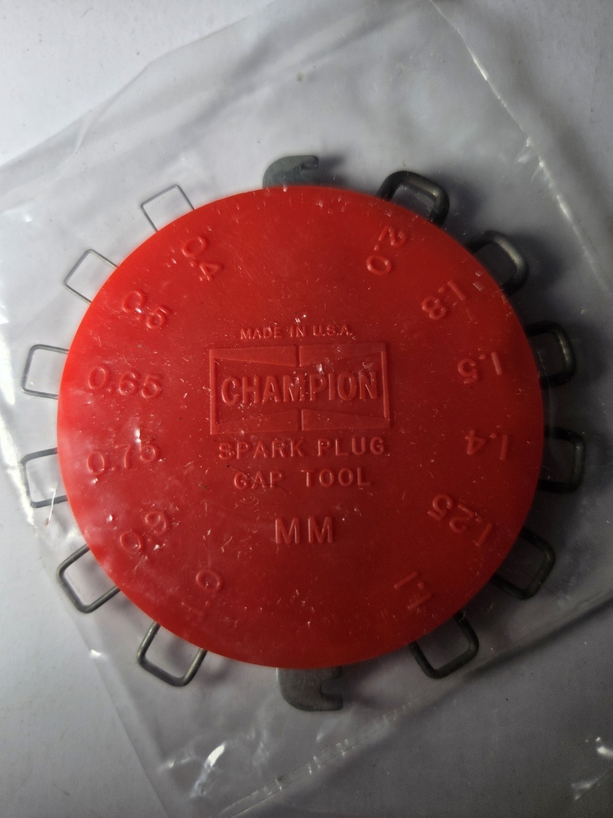 Vintage NEW CHAMPION Spark Plugs Gap Gauge & Opener CT-480  MADE IN USA