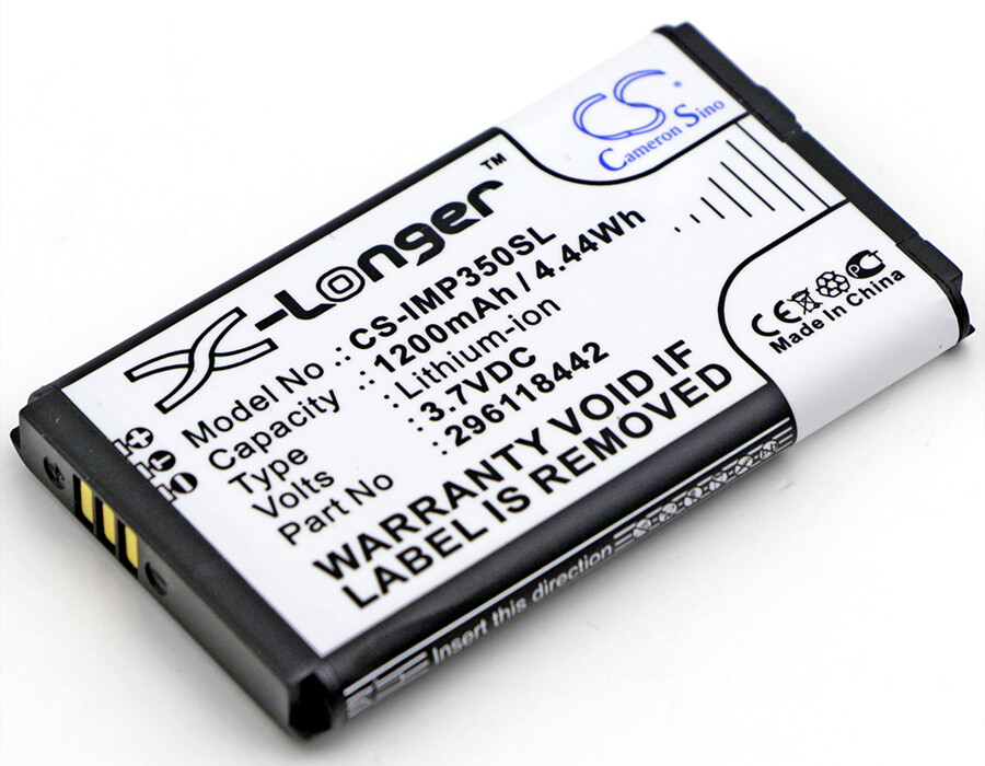 Battery for Ingenico iMP350,iMP350-01P1575A,IMP350-USBLU01A,iSMP,P/N:296118442